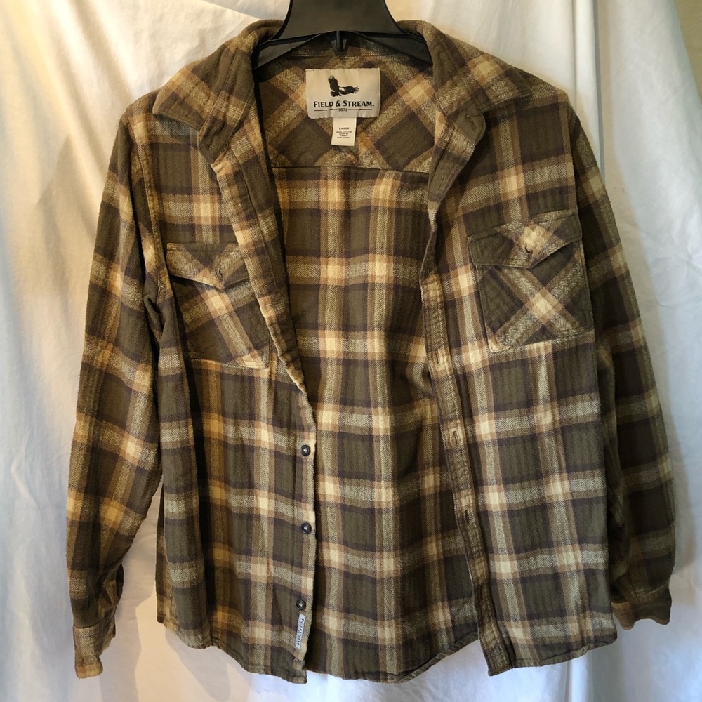Long sleeve button up flannel